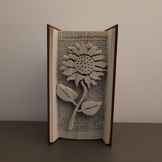 Sunflower Book Fold